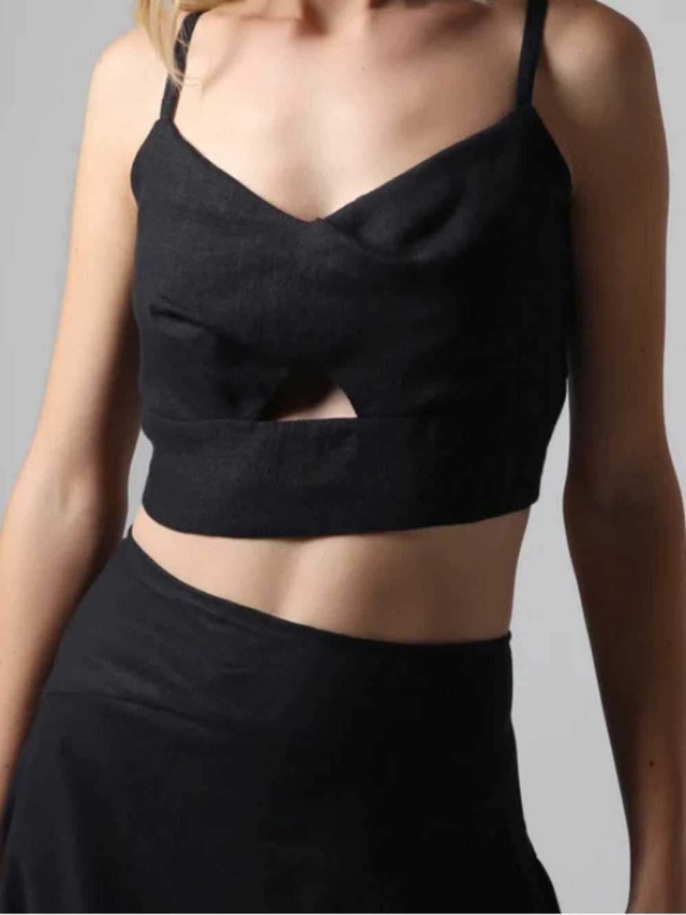 Black Crop Top